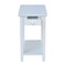 International Concepts Rectangle Narrow End Table, 22 W, 14 L, 25 in H, Wood, White OT08-2214 - alternate 10